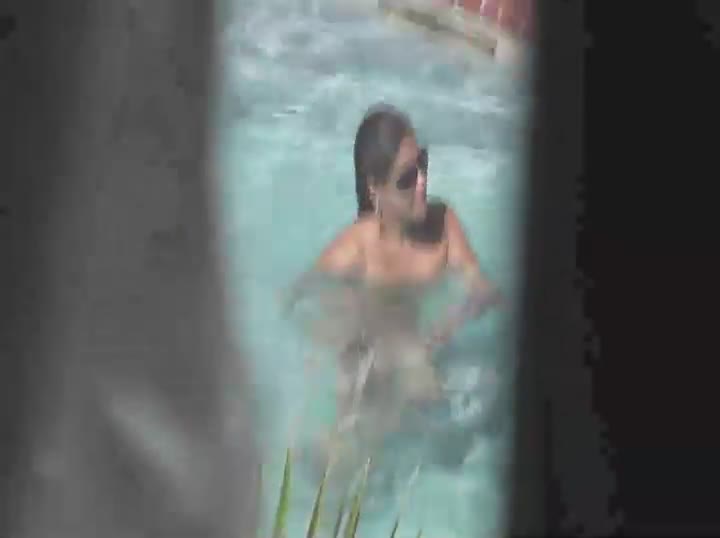 Hot Neighbor Peeped Naked In Her Pool Voyeur Videos