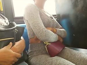 Bus voyeur checks out fine exotic girl Picture 6