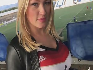 Sexy Soccer Mom Downblouse - soccer practice Voyeur Videos