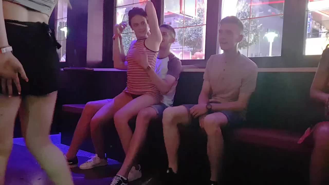 Upskirt Lapdance - Upskirt of teen girl giving lap dance to her boy - Voyeur Videos