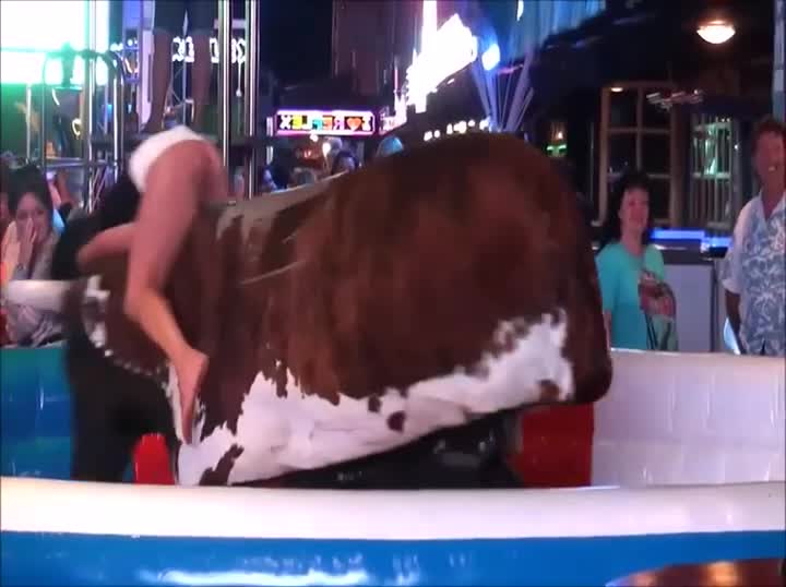 Mechanical Bull Orgasm