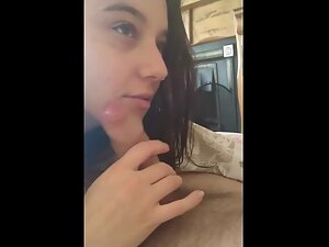 Girl Sucking Limp Dick - Punk girl makes a limp dick go hard in her mouth - Voyeur Videos