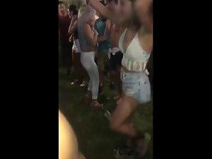Wild dance makes her hard nipple accidentally pop out Picture 5