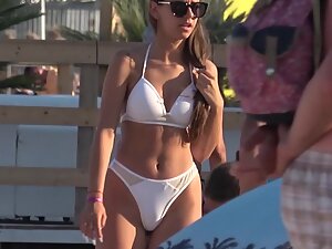 white bikini Voyeur Videos