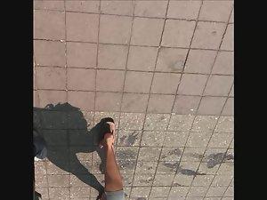 Voyeur caught perfect schoolgirl on street Picture 2