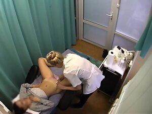 Hidden cam caught fitness girl getting a wax job Picture 5