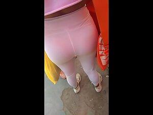 Tight ass and thong of a healthy girl that likes vegetables Picture 4